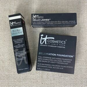 IT Cosmetics bundle makeup foundation mascara concealer